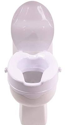 Antar AT51201 Raised Toilet Seat with Lid 1.40 kg, 10 cm Size