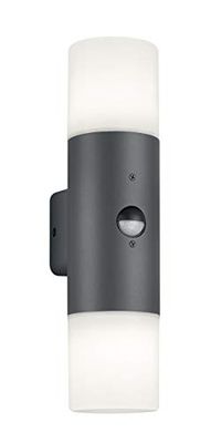 Trio Leuchten Hoosic Applique murale extérieure en aluminium Anthracite/blanc