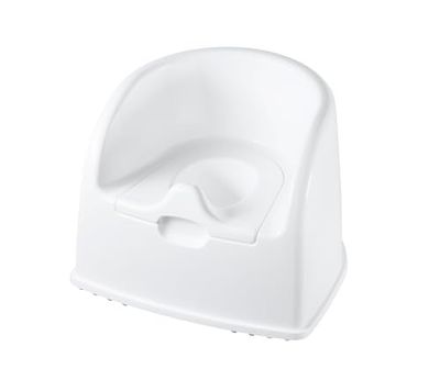 Orthex Pot fauteuil | Blanc | Entraînement à la toilette en plastique durable et facile à nettoyer | Garçons, filles, enfants Salle de bain | Sans BPA | Garantie 10 ans | L37 x W35 x H29 cm