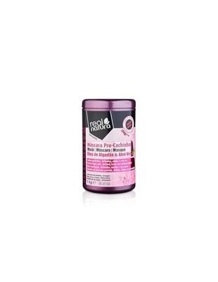 Real Natura - Masque Sans Sel Pro-Cachinhos - Nutrition Douce pour Enfants - Hydratation Intense - Définition des Boucles - Format 1000 gr