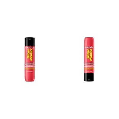 MATRIX - Routine Protéctrice - Shampoing + Après-Shampoing - Protège et Fait Briller la Couleur, Sans Sulfates, Cheveux Colorés et Ternes - Glow Mania