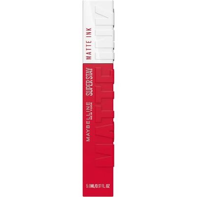 Maybelline New York Rossetto Matte SuperStay Matte Ink, Tinta Labbra a Lunga Tenuta, Colore Intenso e Vibrante, No Transfer, Spiced Edition, Shot Caller (325), 5 ml