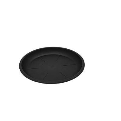 Squares 44235 - Sottovaso basso, 14/16 cm, colore: Nero