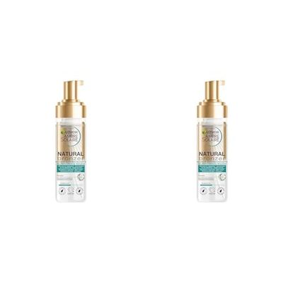 Garnier Ambre Solaire - Coffret Effet Soleil - Mousse Autobronzante Transparente Natural Bronzer (200 ml) + Gelée Éclaircissante (150 ml) 100% Ultra Blond - Effet Hâle Naturel et Blond Ensoleillé