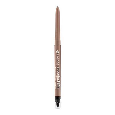 essence SUPERLAST 24 timmar ögonbrow pomade pencil vattentät, ögonbrynspenna, nr 10, Nude, vegansk, vattentät, utan mikroplastiska partiklar, nanopartiklar fri, 1-pack (0,31 g)