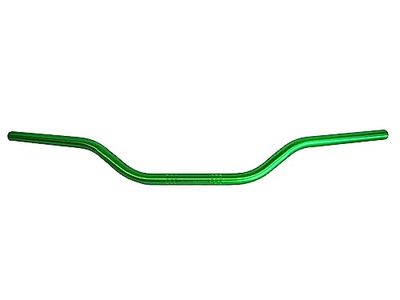Guidon Accossato vert en aluminium pour Hyosung RT Karion de 2003 à 2006, diamètre 22 mm, hauteur moyenne