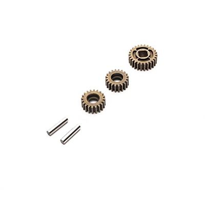 Axial SCX6 : Jeu Idler & Output Gear/Shaft, AXI252016, Multicolore