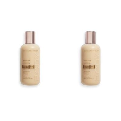 Revolution Beauty London, Body Veil, Foundation, F8.5, 120ml (Pack of 2)