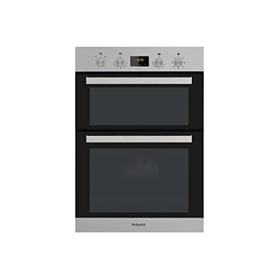 Hotpoint Newstyle Electric Built-In Double Oven with Catalytic Liners - Stainless Steel