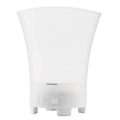 InnovaGoods V0103019 Secchiello LED con Altoparlante Ricaricabile Sonice, 1 Kilogram, Polipropilene