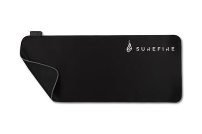 Surefire Silent Flight RGB-680 Tapis de Souris Gaming I 680mm x 280mm x 3mm I Large I Tapis LED I Imperméable & antidérapant I Surface en Tissu microtexturé I Accessoires Gaming I Powered by Verbatim