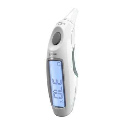 HoMedics Termómetro Auricular Pantalla Grande TheraP, Resistente al Agua, Rápido, Compacto y Portátil con Medición Instantánea de 1 Segundo y Pantalla LCD de Fácil Lectura