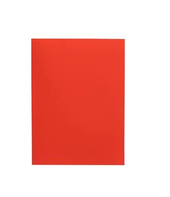 Alevar Cartellina 3 Lembi in Cartoncino Bristol 200 gr, Formato 25x34,5 cm, Colore Rosso, Confezione da 25 Pezzi