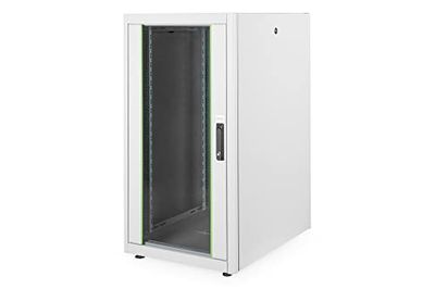 DIGITUS DN-19 22U-6/8-D DN1922U68 Armadio 22 unità 19" per Reti e Server Misure 1121 X 600 X 800 mm, Grigio Chiaro