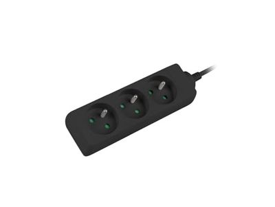 LANBERG 1.5 m Black 3 x 230 V Lantern Extension PL. Cable from Full Copper