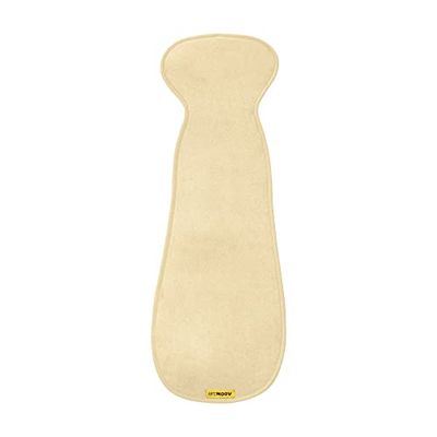 AeroMoov - Assise Air Layer - Evite à Votre Enfant de transpirer - Le siège-Auto ou la Poussette - Coton Bio - Groupe 2/3 - Vanilla