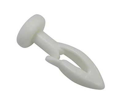 GARDINIA Slides para cortina, plástico, branco, 0,1, 30