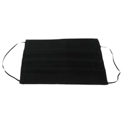 Masker, rechthoekig, wasbaar, niet gezondheidsbevorderend, zwart