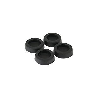 InLine 59909B rubberen voetjes voor pc-behuizing 4-pack zwart
