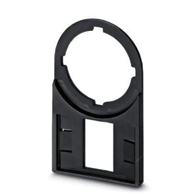 Phoenix 827448 Plastic Label Holder Emp22 27 x 18 Black