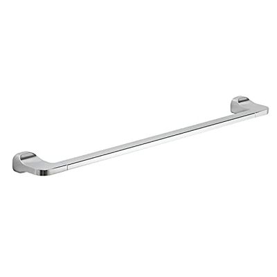 Gedy Krabi Porta Asciugamani CM.60, Colore Cromo, Componenti Realizzati in Acciaio Inox e Cromall, Garanzia 2 Anni, Misure 3,3 x 60 x 7 CM e Peso 0,4 kg, Design R&S, Cromato, 60 cm