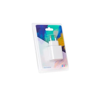 Cargador de Pared USB-C PD 20W, Compatible con Carga rápida, Ideal para Dispositivos móviles y tabletas.