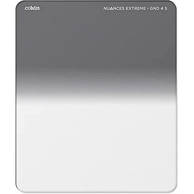 COKIN NUANCES Extreme GND4 Filtro gradiente cinzento macio - 2 f-Stops - vidro mineral resistente - M (série P)