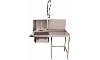 Classeq GD926 Pass Through Washer Inlet Table, 1100 mm Sink Splash
