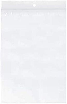 Bolsa de plástico reutilizable Raadhuis, 160 x 230 mm, sin superficie de escritura, 10 x 100 unidades, orificio para colgar y alambre de refuerzo