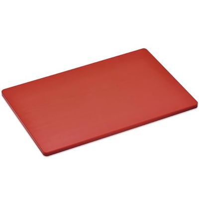 Giesser sinds 1776 - Made in Germany - keukenplank, 60 cm, messenplank, kunststof, rood, snijplank, Duits kwaliteitsproduct, 6865 60 r