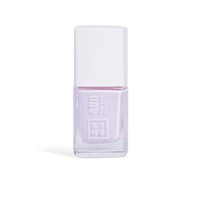 3INA MAKEUP - The Nail Polish 400 - Lilac Nail Polish with Longwearing Formula - Gel Nail Polish Effect of Intense Color - Glossy & Smooth Finish Fast Drying Nail Polish - Vegan - Cruelty Free