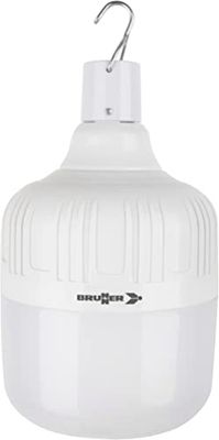 Brunner 0720009N Lampadina Ricaricabile, Globe LED, Autonomia da 8 a 15 Ore, Potenza 21W, 394 Lumen