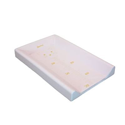DOMIVA - Aankleedmat van pvc met hoge rand, 50 x 80 cm, nude