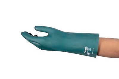 Ansell AlphaTec 58-001 ESD Guanti di sicurezza da lavoro, Protezione meccanica, taglia 7(S), Verde (12 Paia)