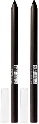 Maybelline Tattoo Liner Gel Pencil, 900 Deep Onyx Black, 1 Count (Pack of 2)