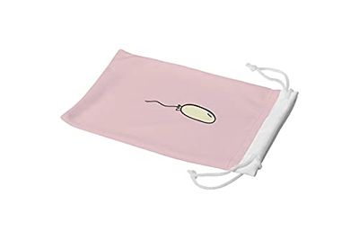 Bonamaison Imprimé Numériquement Lunettes Étui avec Cordon de Serrage, 100% Coton, Sac Lunettes, Pochette à Lunettes, 1 Pièce, Taille: 11x19 Cm