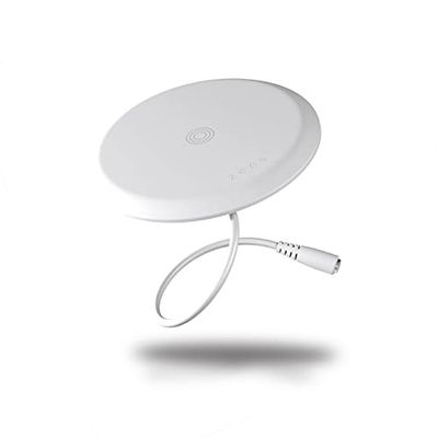 Zens Built-In Wireless Charger, 15W Wireless Charger per iPhone/AirPods/Android e Dispositivi Compatibili Qi, Adattatore da 20 W Incluso (EU/UK/US) Con Cavo da 2 m Integrato, Bianco