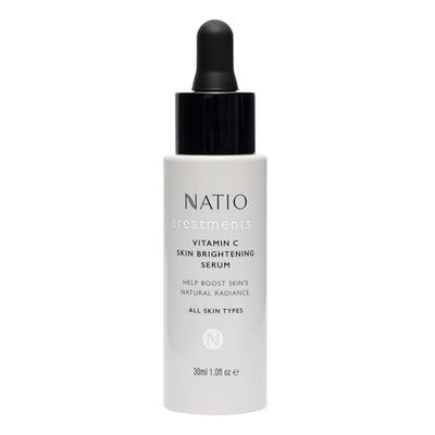 Natio Australia Treatments Vitamin C Skin Brightening Serum, 30 ml - Vitamin C Antioxidant Face Serum - With Aloe Vera, Shea Butter for All Skin Types