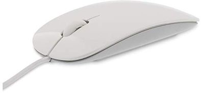 lmp 20411 Easy Mouse USB avec 2 Boutons et Molette – Finition Blanc/Argent