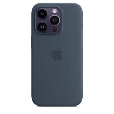 Apple iPhone 14 Pro Silicone Case with MagSafe - Storm Blue ​​​​​​​