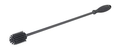 Wenko 2285690siliconen flessenborstel, afwasborstel, extra lang, siliconen, 38 cm, antraciet