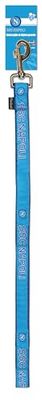 SSC Napoli Napoli Hondenriem van nylon, officieel product, SSCN-logo, blauw, uniseks voor volwassenen