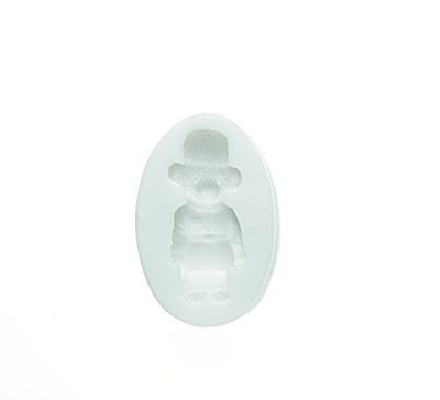 Silikomart 71.400.00.0096 Moule pour Pâte à Sucre SLK300 Garde Silicone Blanc