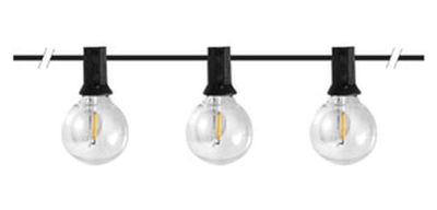 Blendend Ghirlanda LED solare da 10 lampadine, 1,5 W. Perfetto per illuminare e decorare i tuoi spazi esterni in modo ecologico ed efficiente. Crea ambienti magici!