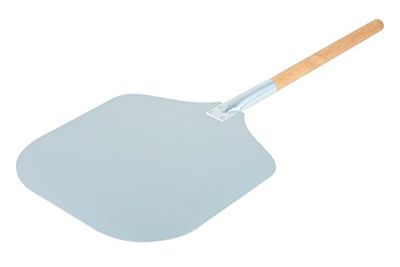 APS 88081 Aluminium pizzaschraper met houten handvat, 35 x 30,5 x 130 cm