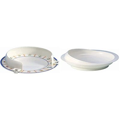 Aidapt Plate Guard 8-12inch (Eligible for VAT Relief in The UK) & Scoop Plate (Eligible for VAT Relief in The UK)