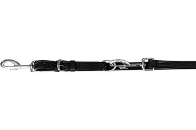TRIXIE Guinzaglio Regolabile, Larghezza XL: 2,50 m, 22 mm, per Cani, Colore: Nero