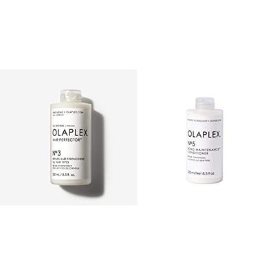 Olaplex No. 3 Hair Perfector Jumbo 250ml & No.5 Bond Maintenance Conditioner,250 ml (Pack of 1)