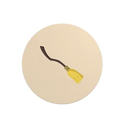 Questo Casa, Tapis de Souris Rond imprimé numérique avec Fond antidérapant pour Bureau et Maison Diamètre 22 cm