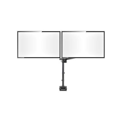 StarTech.com Bras pour Double Moniteur, Support Réglable en Hauteur pour 2 Écrans VESA jusqu'à 32" (8kg), Ressort Mécanique